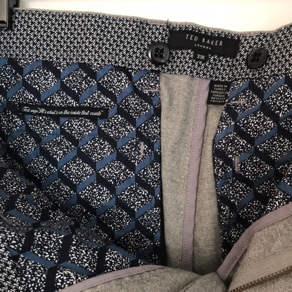 Ted baker London volvek classic fit trousers size 31 R - Picture 8 of 9